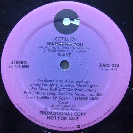 Slave : Watching You (12", Promo)