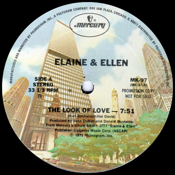 Elaine And Ellen : The Look Of Love (12", Promo)