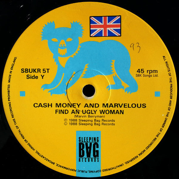 Cash Money & Marvelous : The Mighty Hard Rocker (Remix) (12")