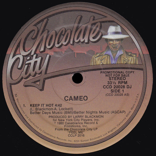 Cameo : Keep It Hot / Your Love Takes Me Out (12", Promo)