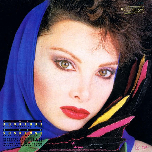 Toni Basil : Suspense (Extended Re-Mix) (12")