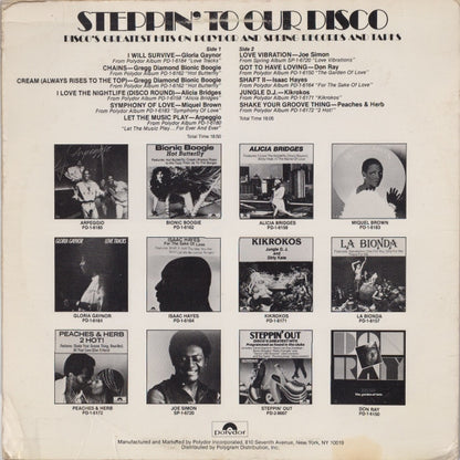 Various : Steppin' To Our Disco (LP, Comp, Mixed, Promo)