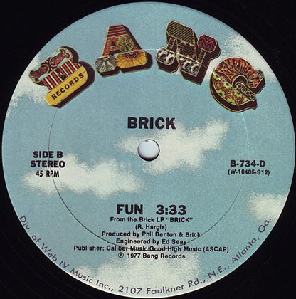 Brick : Dusic / Fun (12")