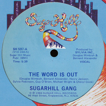 Sugarhill Gang : The Word Is Out (12")