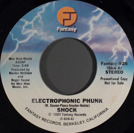 Shock (3) : Electrophonic Phunk (7", Promo, Styrene)