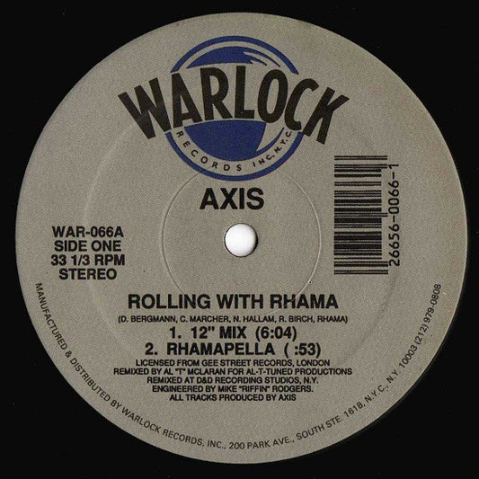 Axis (2) : Rolling With Rhama (12")