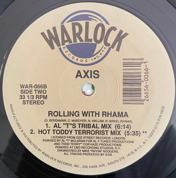 Axis (2) : Rolling With Rhama (12")