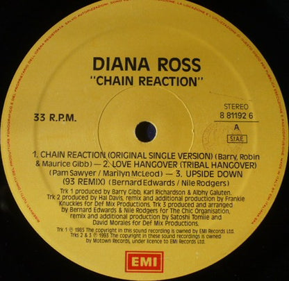 Diana Ross : Chain Reaction (12")