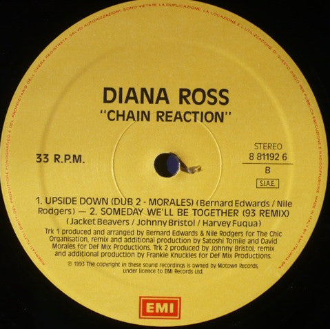 Diana Ross : Chain Reaction (12")
