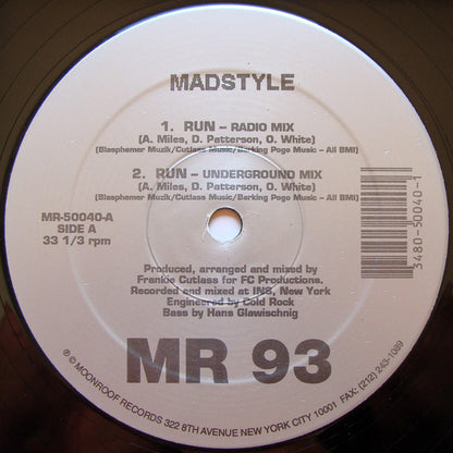 Madstyle (2) : Run (12")
