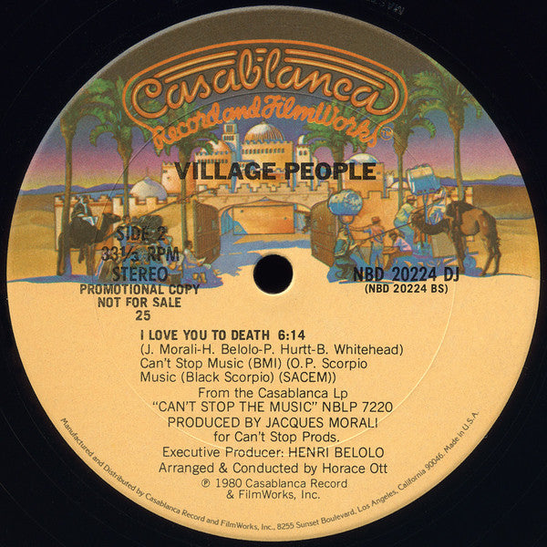 Village People : Magic Night (12", Promo)