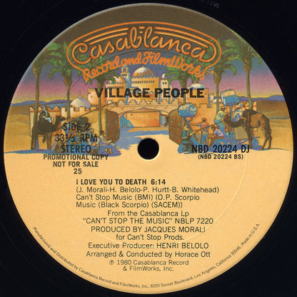 Village People : Magic Night (12", Promo)