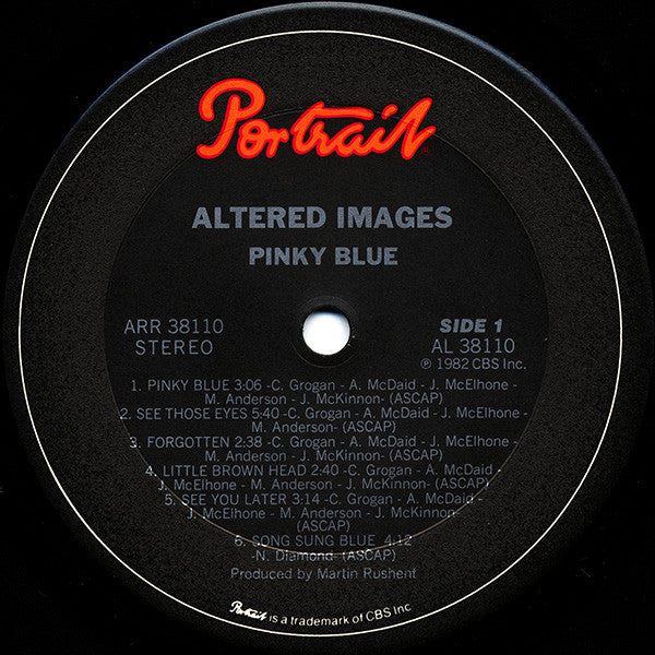 Altered Images : Pinky Blue (LP, Album)