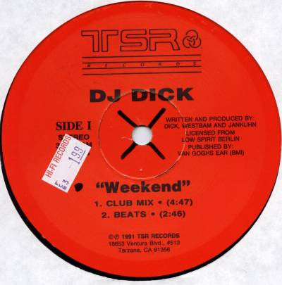 DJ Dick : Weekend (12")
