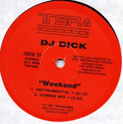 DJ Dick : Weekend (12")