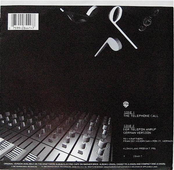 Kraftwerk : The Telephone Call (7", Single)
