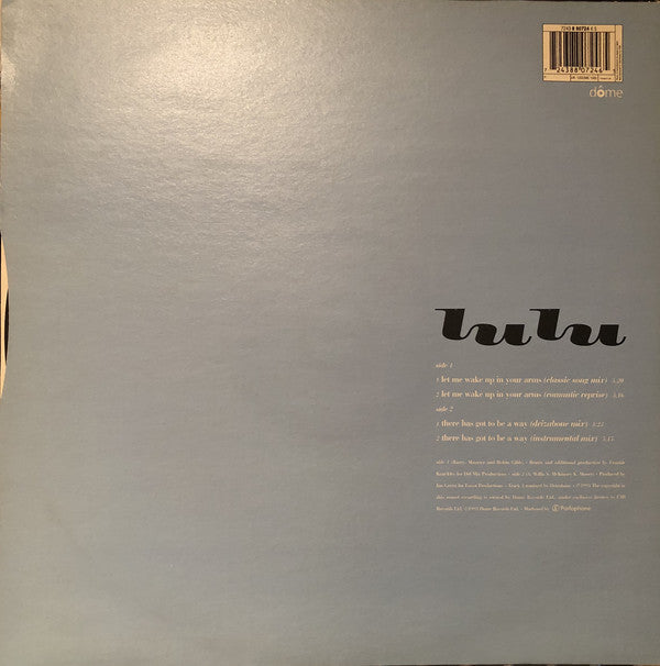 Lulu : Let Me Wake Up In Your Arms (12", Single)