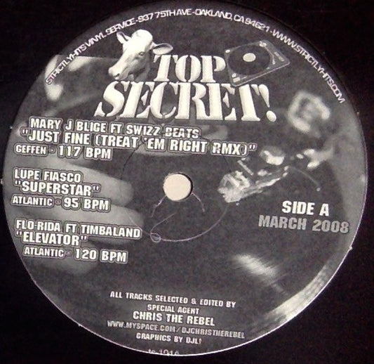 Various : Top Secret March 2008 (12", Comp, Promo)