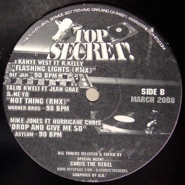 Various : Top Secret March 2008 (12", Comp, Promo)