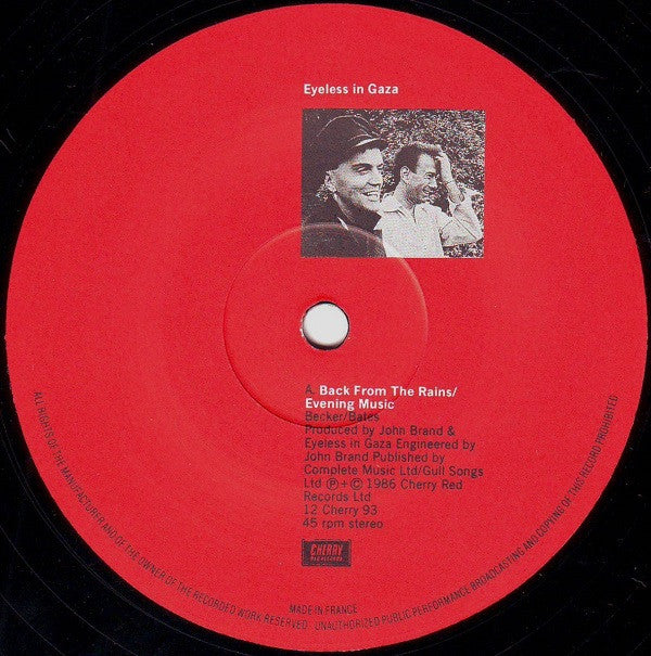 Eyeless In Gaza : Kiss The Rains Goodbye (12")