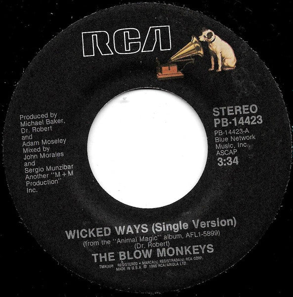 The Blow Monkeys : Wicked Ways (7")
