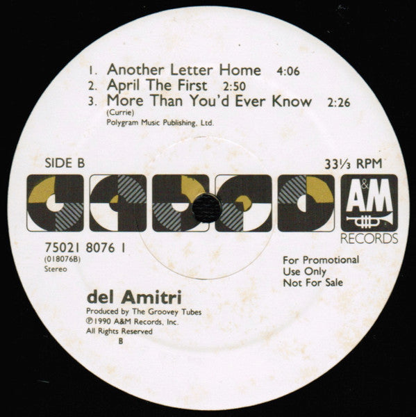 Del Amitri : Stone Cold Sober (12", Single, Promo, B /)