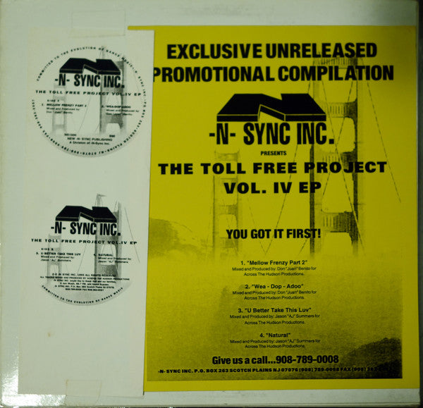 Don Juan Benito / Jason Summers : The Toll Free Project Vol. IV EP (12", EP, Promo, W/Lbl)