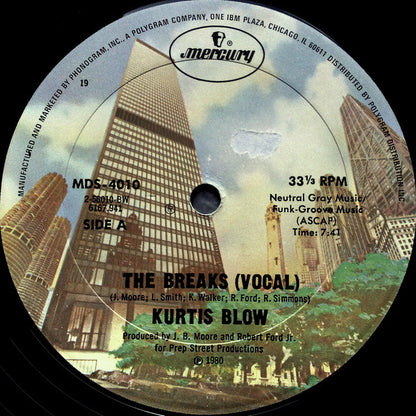Kurtis Blow : The Breaks (12", Single, 19 )