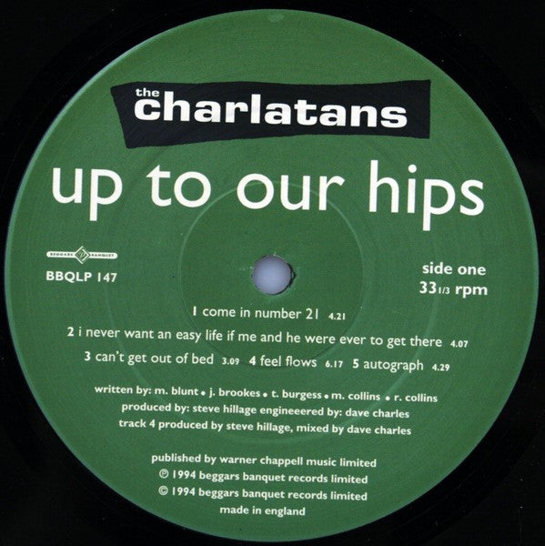 The Charlatans : Up To Our Hips (LP, Album)