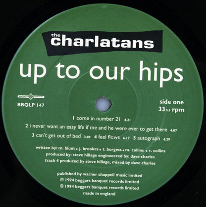 The Charlatans : Up To Our Hips (LP, Album)
