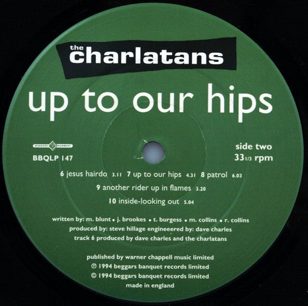 The Charlatans : Up To Our Hips (LP, Album)