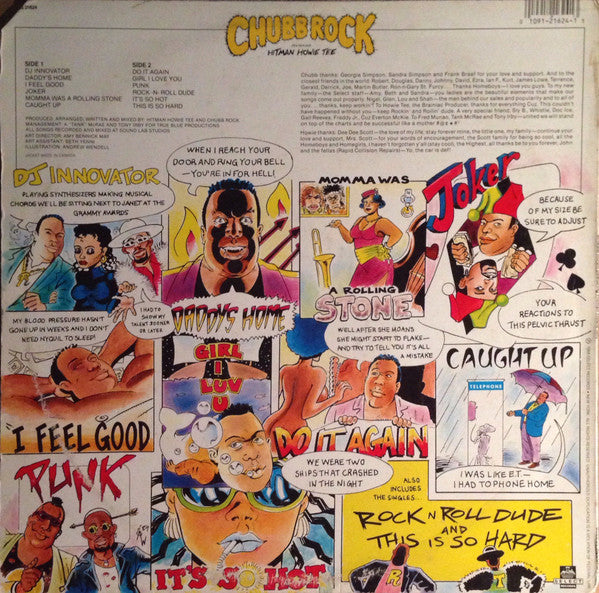 Chubb Rock Featuring Hitman Howie Tee* : Chubb Rock Featuring Hitman Howie Tee (LP, Album, Promo)