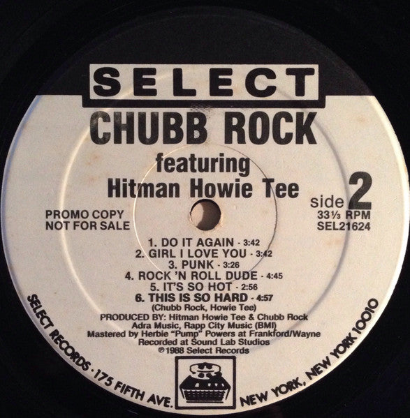 Chubb Rock Featuring Hitman Howie Tee* : Chubb Rock Featuring Hitman Howie Tee (LP, Album, Promo)