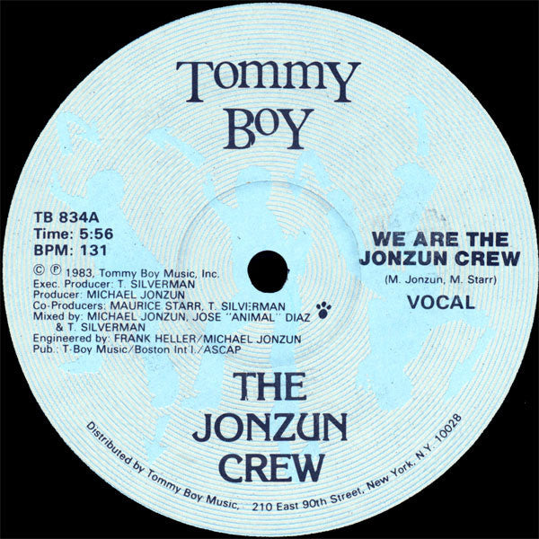 The Jonzun Crew : We Are The Jonzun Crew (12")