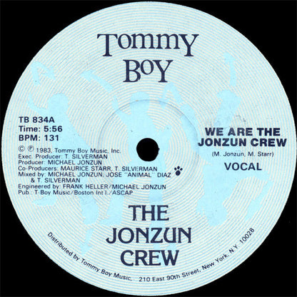 The Jonzun Crew : We Are The Jonzun Crew (12")