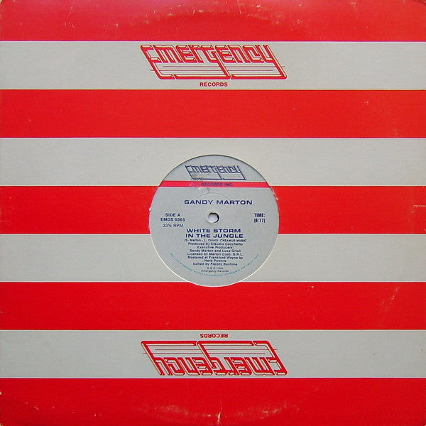 Sandy Marton : White Storm In The Jungle (12")