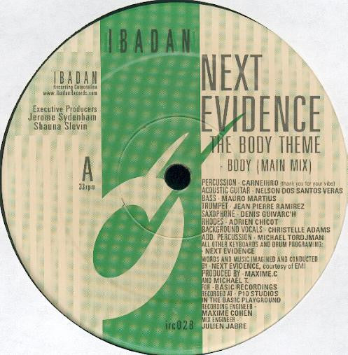 Next Evidence : The Body Theme (12")