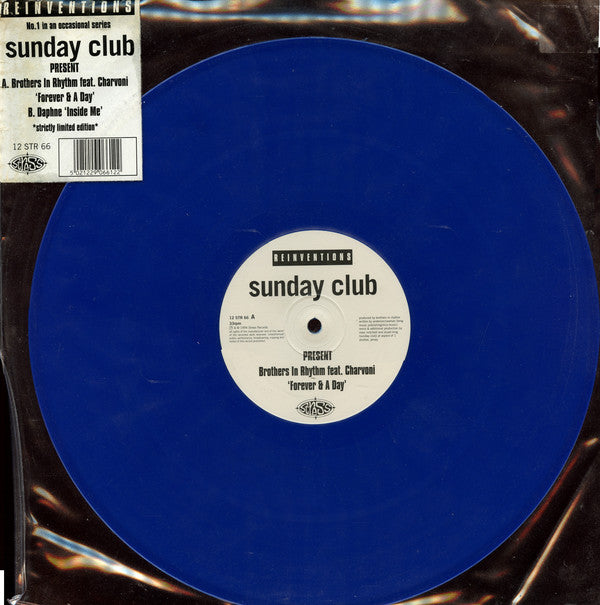 Sunday Club Presents Brothers In Rhythm Featuring Charvoni / Daphne : Reinventions (12", Ltd, Blu)