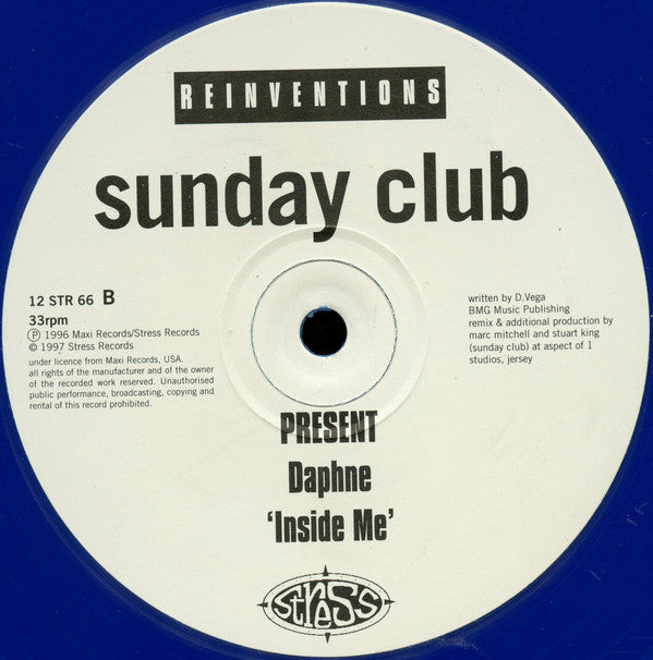 Sunday Club Presents Brothers In Rhythm Featuring Charvoni / Daphne : Reinventions (12", Ltd, Blu)