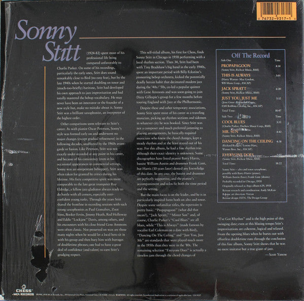 Sonny Stitt : Sonny Stitt (LP, Album, RE)
