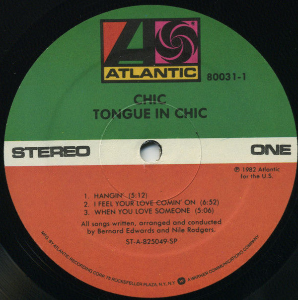 Chic : Tongue In Chic (LP, Album)