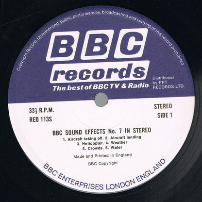 No Artist : Sound Effects No. 7 (LP)