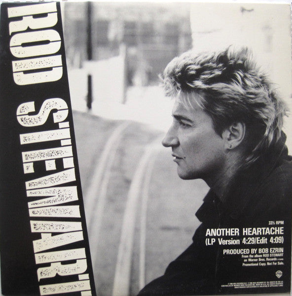 Rod Stewart : Another Heartache (12", Single, Promo)