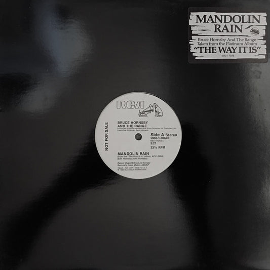 Bruce Hornsby And The Range : Mandolin Rain (12", Promo)