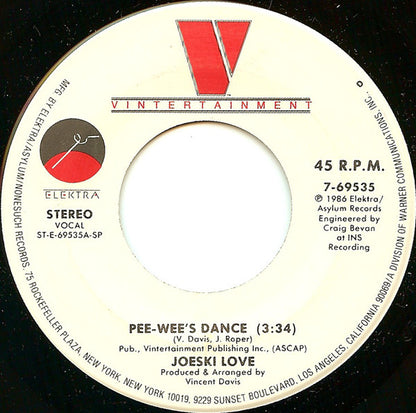 Joeski Love : Pee-Wee's Dance (7", Single)