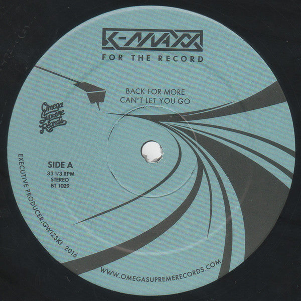 K-Maxx : For The Record (12", Ltd)