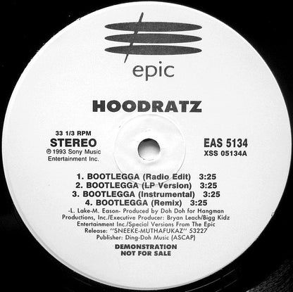 Hoodratz : Bootlegga (12", Promo)