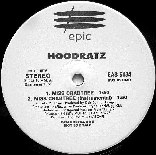 Hoodratz : Bootlegga (12", Promo)