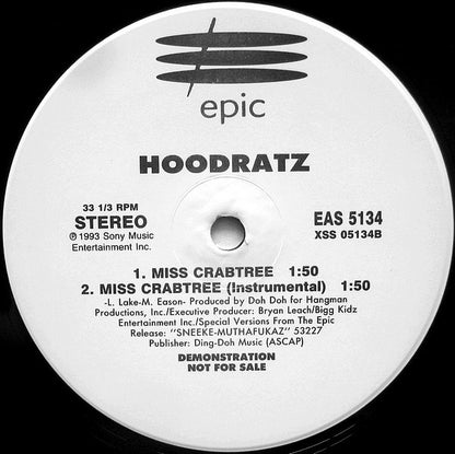 Hoodratz : Bootlegga (12", Promo)