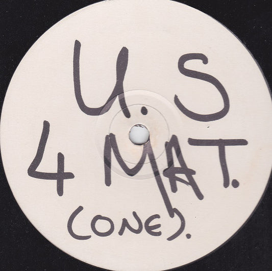 Unknown Artist : U.S 4 MAT. (12", Unofficial)